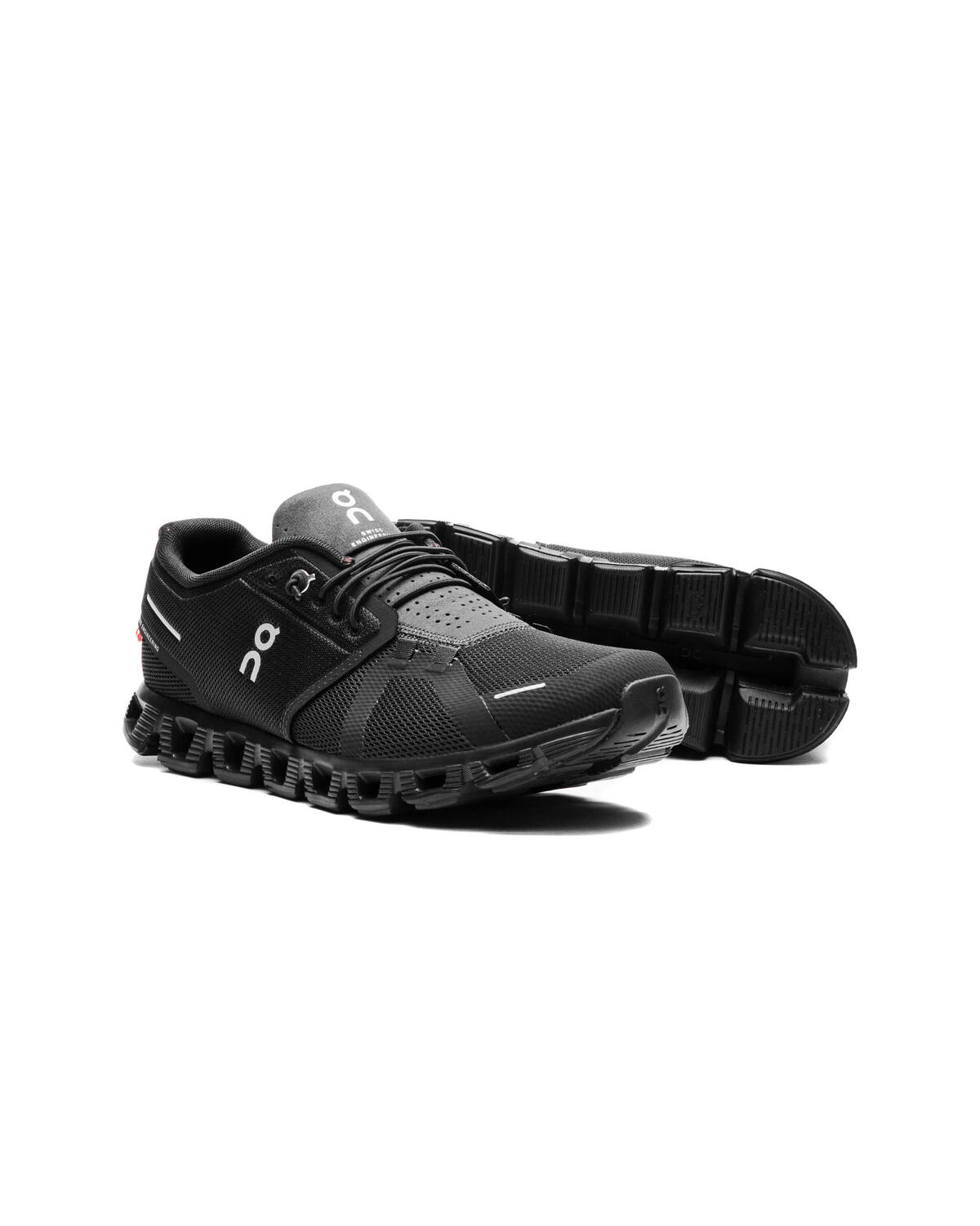 美品 オン ON CLOUD5 27.0 ALL BLACK 59.98986 ON Running Cloud